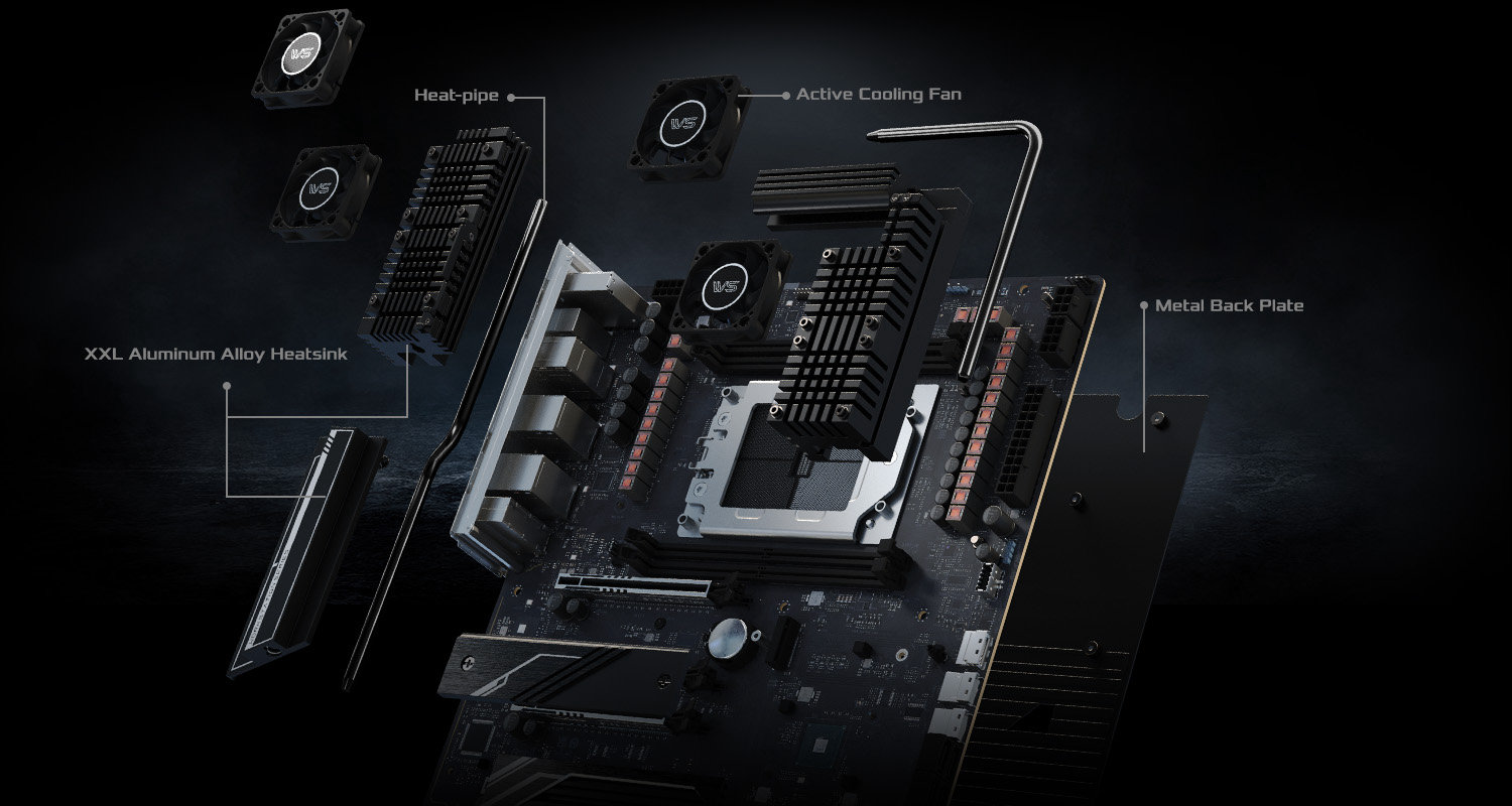 Composite VRM Heatsink